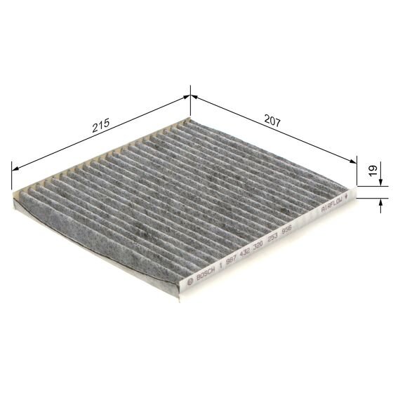 Filtre D'habitacle À Charbon Actif Bosch R2320