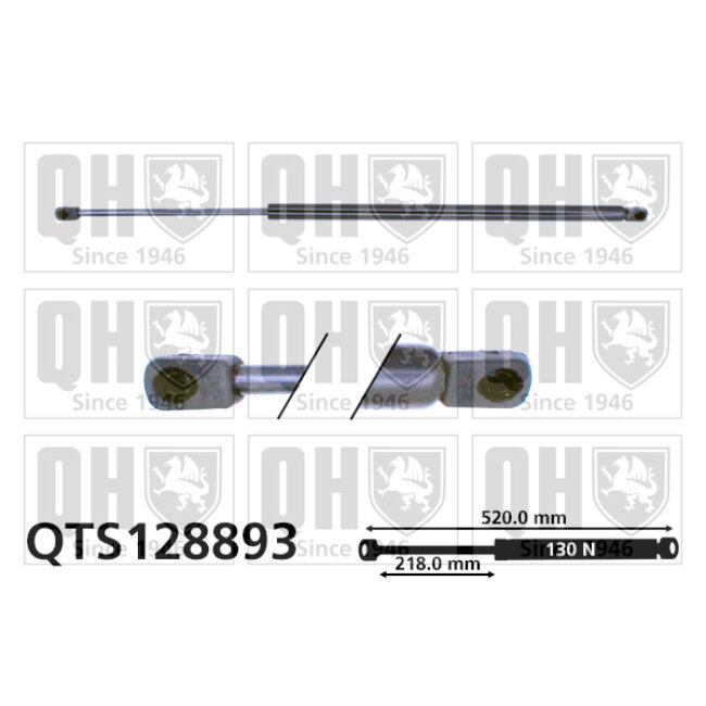 Vérin De Vitre Arrière Quinton Hazell Qts128893