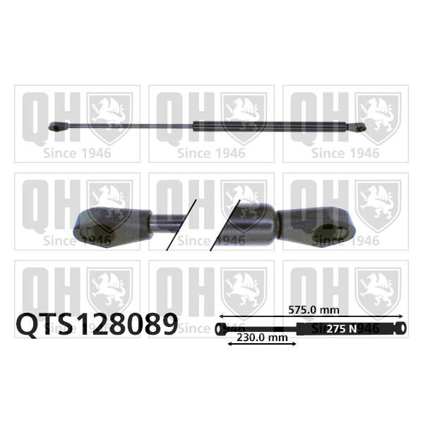 Vérin De Coffre Quinton Hazell Qts128089