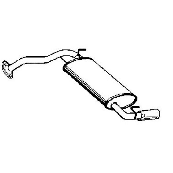 Tube D'échappement Nps M430a107