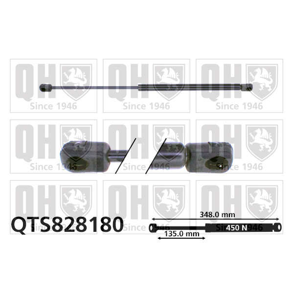 Vérin De Capot Quinton Hazell Qts828180
