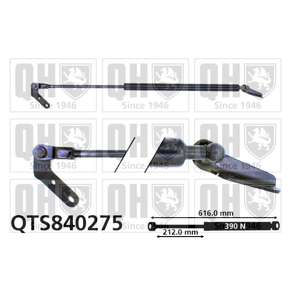 Vérin De Coffre Quinton Hazell Qts840275