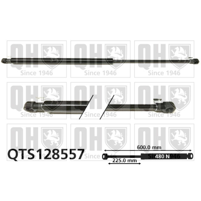 Vérin De Coffre Quinton Hazell Qts128557