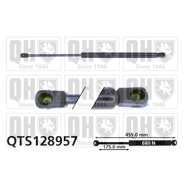 Vérin De Coffre Quinton Hazell Qts128957