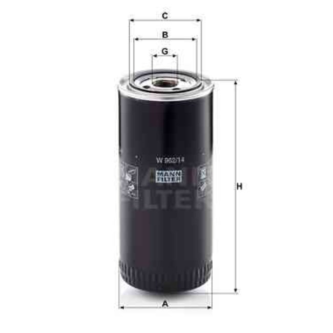 Filtre À Huile Mann-filter W962/14