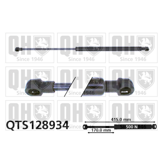 Vérin De Coffre Quinton Hazell Qts128934