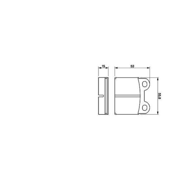 4 Plaquettes De Frein Bosch 0986460101