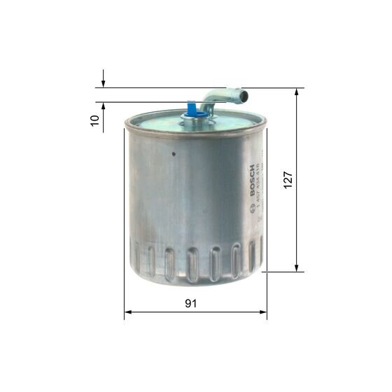 Filtre À Carburant Bosch 1457434416