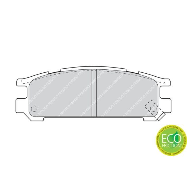 4 Plaquettes De Frein Ferodo Fdb790