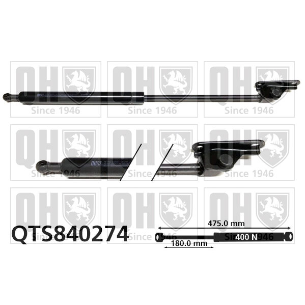 Vérin De Coffre Quinton Hazell Qts840274