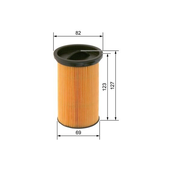 Filtre À Carburant Bosch 1457431708