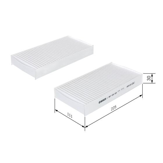 Filtre D'habitacle Pollen Bosch M2220