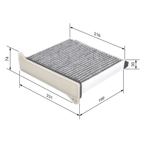 Filtre D'habitacle À Charbon Actif Bosch R2426