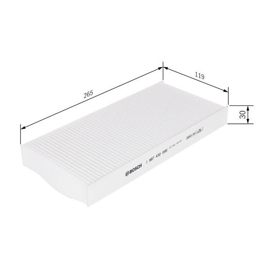 Filtre D'habitacle Pollen Bosch M2095