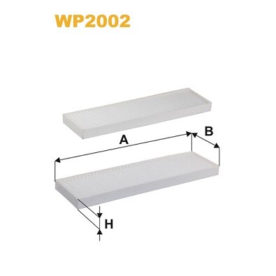 Filtre D'habitacle Standard Wix Filters Wp2002