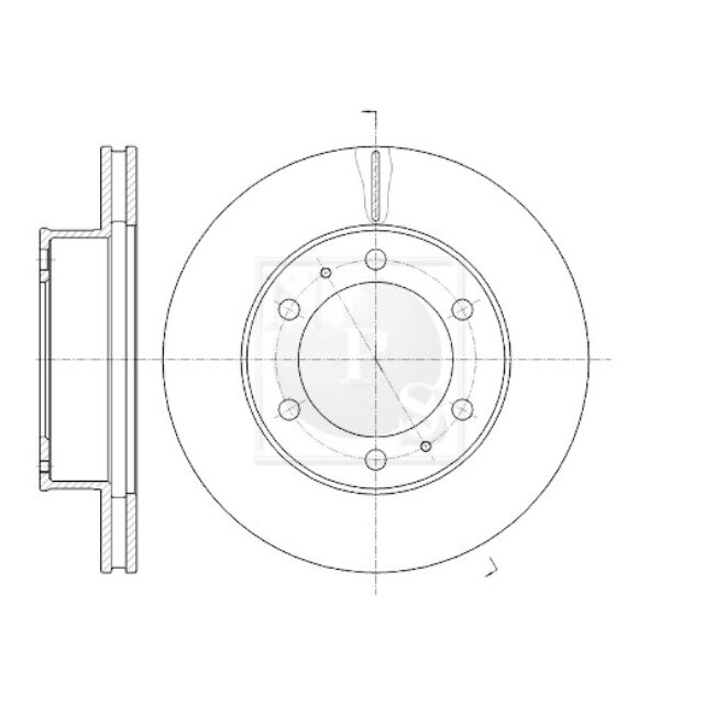 1 Disque De Frein Nps T330a157