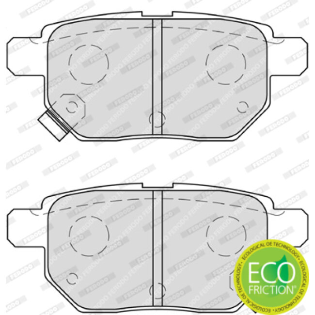 4 Plaquettes De Frein Ferodo Fdb4042