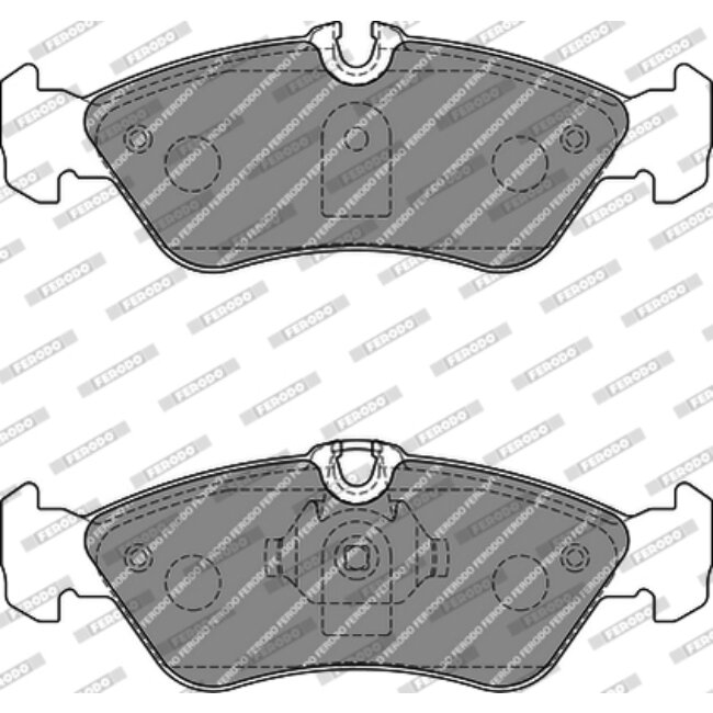4 Plaquettes De Frein Ferodo Fvr1876