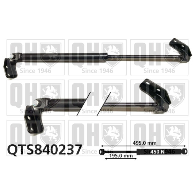 Vérin De Coffre Quinton Hazell Qts840237