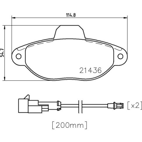4 Plaquettes De Frein Brembo P24147