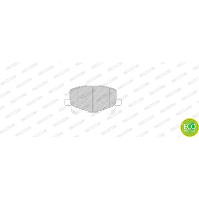 4 Plaquettes De Frein Ferodo Fdb1752