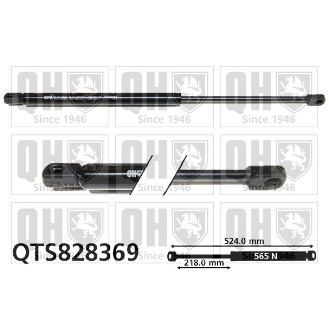 Vérin De Coffre Quinton Hazell Qts828369