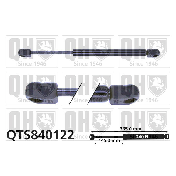 Vérin De Coffre Quinton Hazell Qts840122