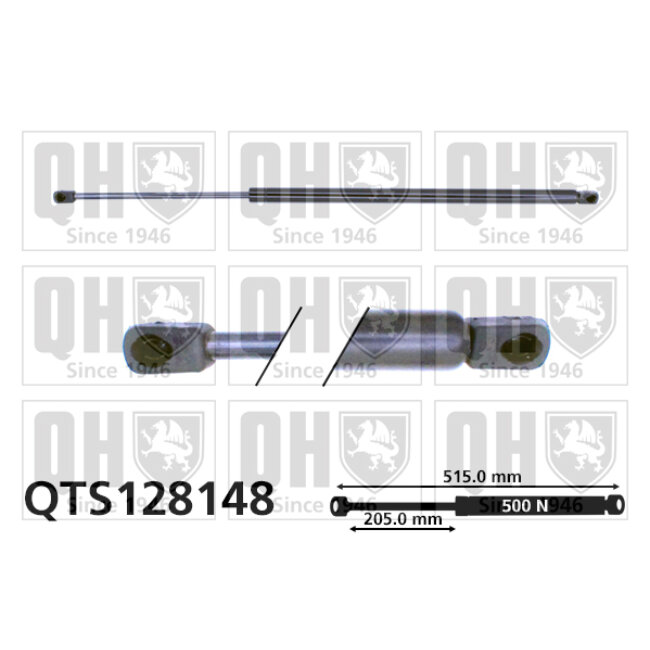 Vérin De Coffre Quinton Hazell Qts128148