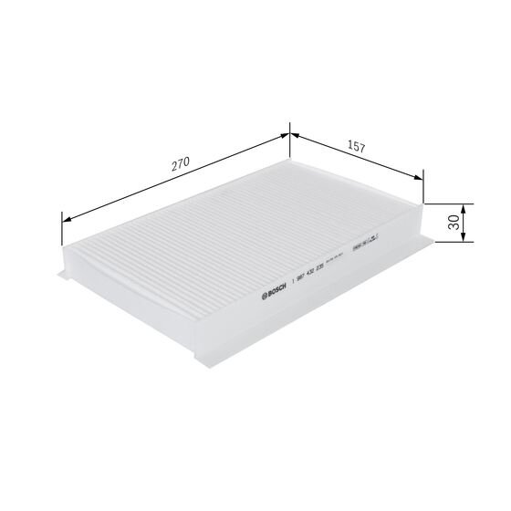 Filtre D'habitacle Pollen Bosch M2235