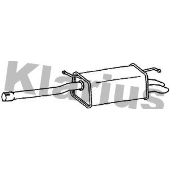 Silencieux Arrière Klarius 240810