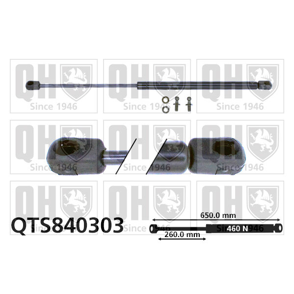 Vérin De Coffre Quinton Hazell Qts840303
