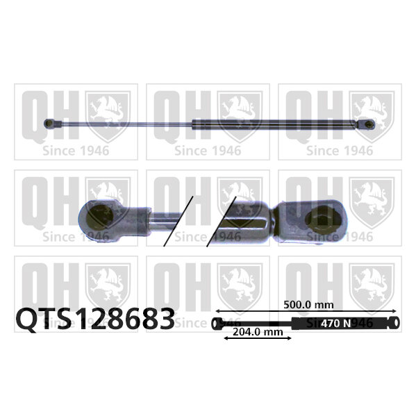 Vérin De Coffre Quinton Hazell Qts128683