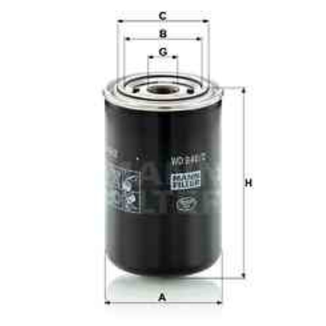 Filtre À Huile Mann-filter Wd940/2