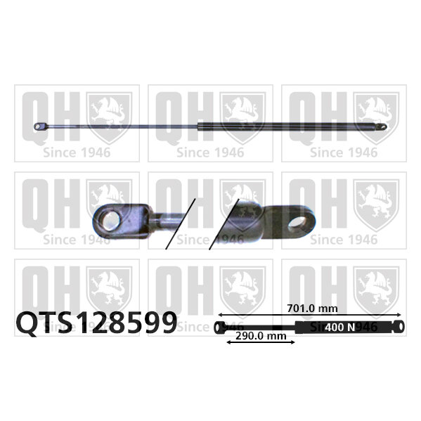 Vérin De Coffre Quinton Hazell Qts128599