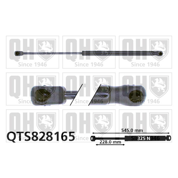 Vérin De Coffre Quinton Hazell Qts828165