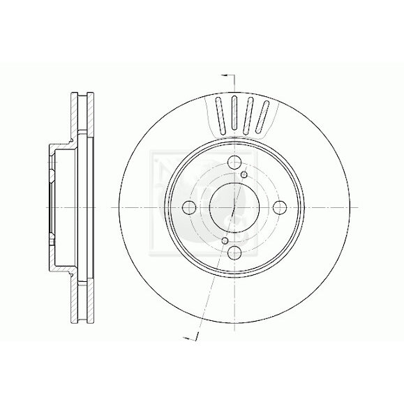 1 Disque De Frein Nps T330a156