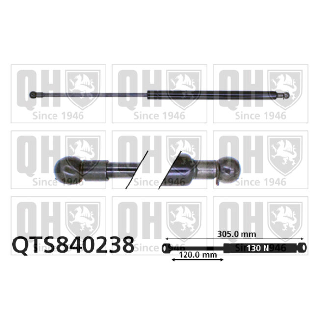 Vérin De Coffre Quinton Hazell Qts840238