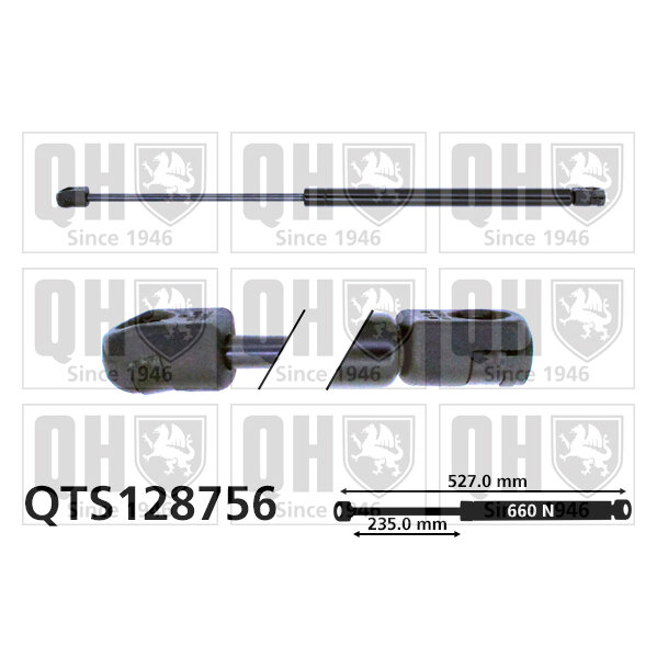 Vérin De Coffre Quinton Hazell Qts128756