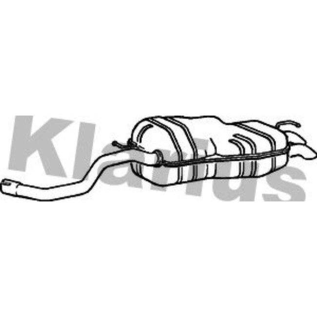 Silencieux Arrière Klarius 240605