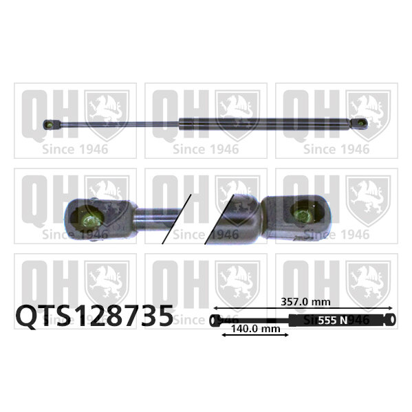 Vérin De Coffre Quinton Hazell Qts128735