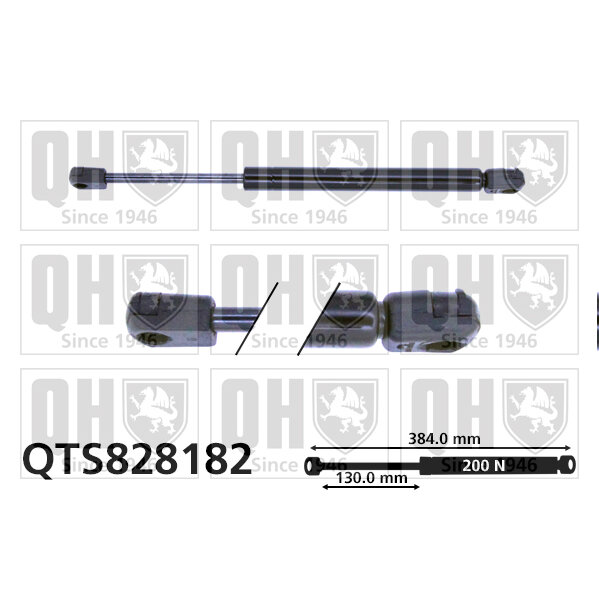 Vérin De Vitre Arrière Quinton Hazell Qts828182