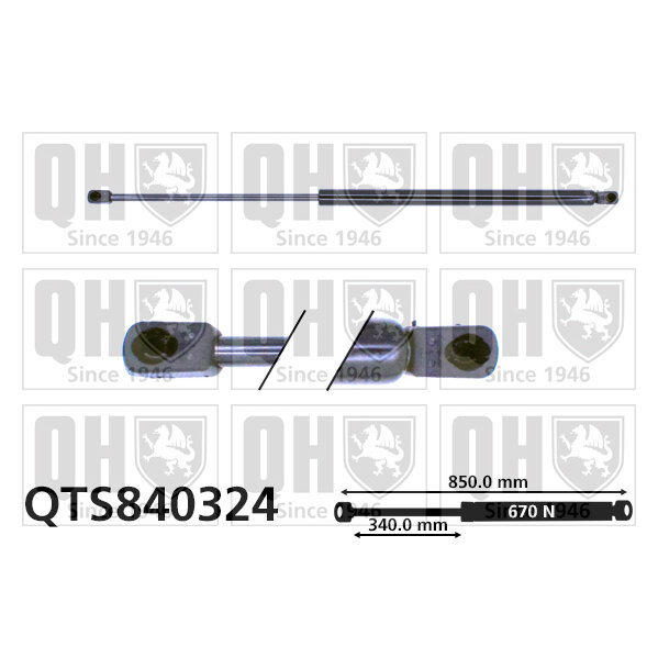 Vérin De Coffre Quinton Hazell Qts840324