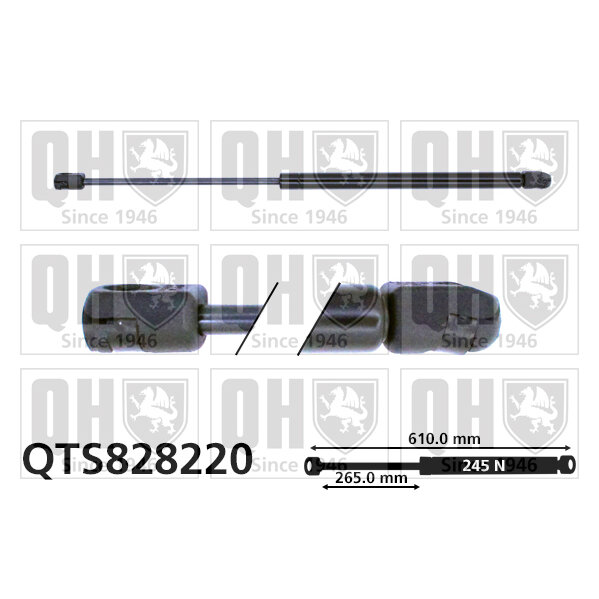 Vérin De Coffre Quinton Hazell Qts828220