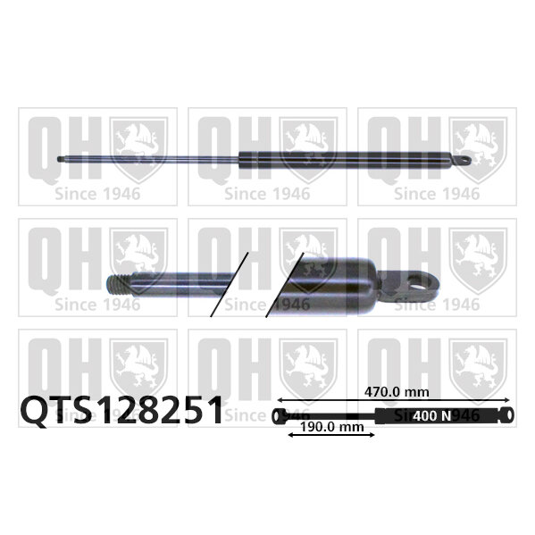 Vérin De Coffre Quinton Hazell Qts128251
