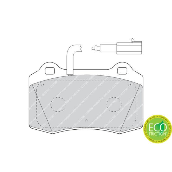 4 Plaquettes De Frein Ferodo Fdb1508