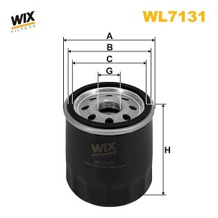 Filtre À Huile Wix Wl7131