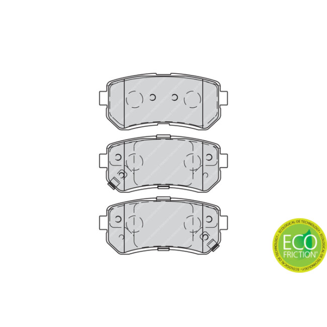 4 Plaquettes De Frein Ferodo Fdb4235