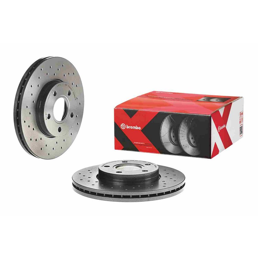 2 Disques De Frein Brembo Xtra Vernis Uv 09.9464.1x