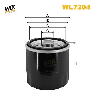 Filtre À Huile Wix Wl7204