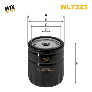 Filtre À Huile Wix Wl7323